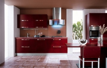 Cum de a decora bucătăria în culoarea vernisată