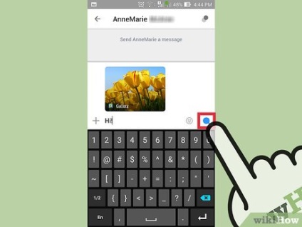 Hogyan küldhetek csatolmányokat a kik messengerre