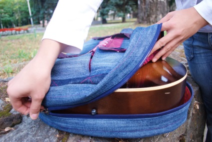Cum să coaseți o copertă pentru o chitară cu propriile mâini