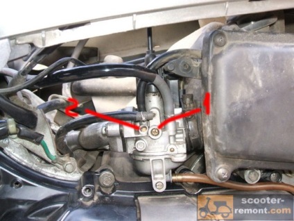 Cum se clătește carburatorul sculei Honda