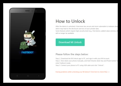 Cum de a debloca bootloaderul xiaomi