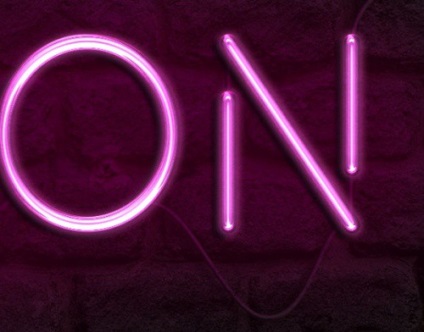 Cum de a crea un efect realist de text neon, Photoshop