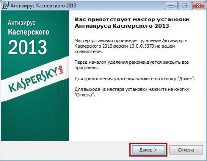 Cum se elimină antivirusul Kaspersky