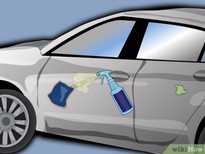 Cum să eliminați urme de vopsea uscată pe ușa mașinii
