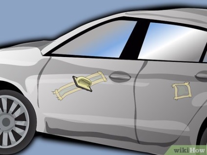 Cum să eliminați urme de vopsea uscată pe ușa mașinii