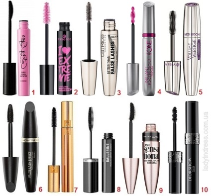 Cum de a alege Perfect Mascara Make-up Sfaturi, doamnă în rochie