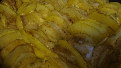 Acordeon de cartofi (rețetă cu pește)
