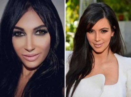 Claire leeson, care și-a schimbat aspectul ca să arate ca Kim Kardashian (17 poze)