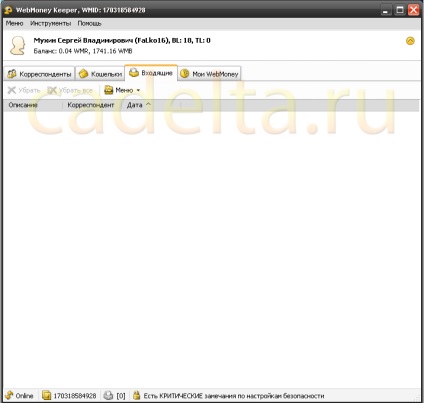Controlul numerarului cu webmoney clasic pe Internet