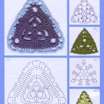 Cele mai bune scheme de motive triunghiulare crosetate