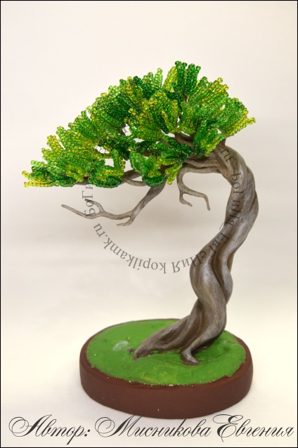 Maestru de clasă - tentația bonsai - o cutie de monede de cursuri de master în design cu margele