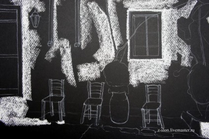 Mesterkurzus a pasztell görög utcai rajzoláson - mesterek vásár - kézzel készített, kézzel készített