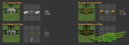 Mod buildcraft adaugă un număr imens de țevi la maincraft