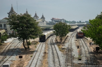 Cu trenul pe Myanmar