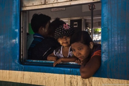 Cu trenul pe Myanmar