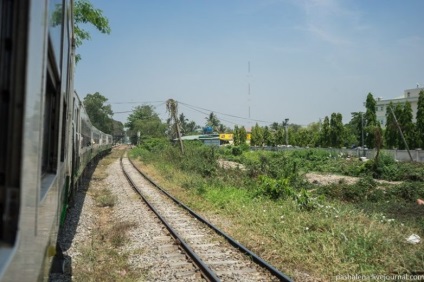 Cu trenul pe Myanmar