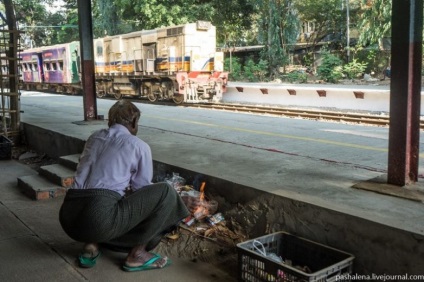 Cu trenul pe Myanmar