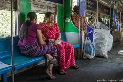 Cu trenul pe Myanmar