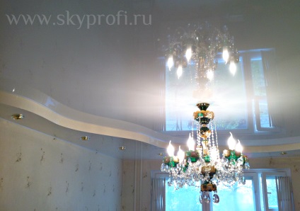 Stretch mennyezetek a hálószobában, árak St. Petersburg, fotók, értékelés, telepítés stretch mennyezetek ben
