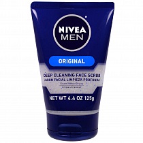 Nivea, scrub pentru fete pentru bărbați, curățare profundă, original, 125 g (4, 4 uncii)