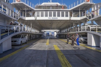 Porniți feribotul din Crimeea cât de repede puteți călători pe celălalt mal