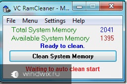 A Windows 7-es RAM-jának törlése az operációs rendszer gyorsítása érdekében