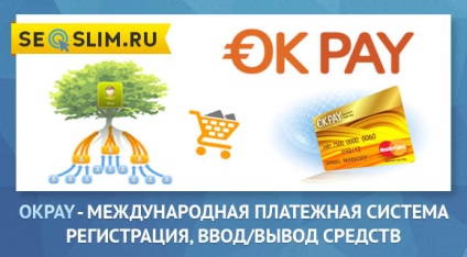 Înregistrarea sistemului de plată Okpay a unei pungi, intrarea în cont, recenzii