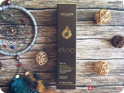 Oriflame restaurarea uleiului de par eleo - «- refacerea uleiului de par eleo -