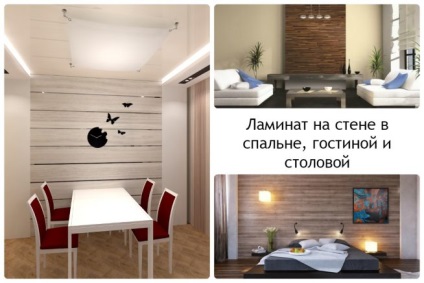 Decorare de perete cu design laminat, metode de fixare, laminat pe perete în interior, foto și video