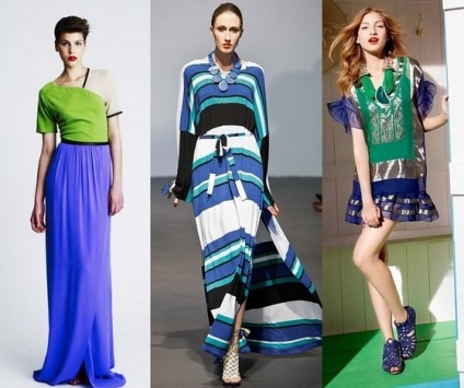 Rochii în stilul mării - colecții de rochii de primăvară-vară 2012, rochii de seară