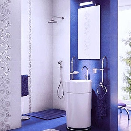 Csempe design fürdőszoba design fotó