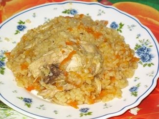 Pilaf csirkével