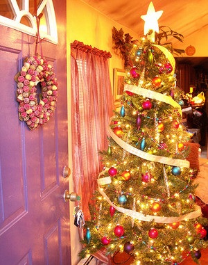 Dreptul feng shui a pus copacul de Crăciun - ziua femeii