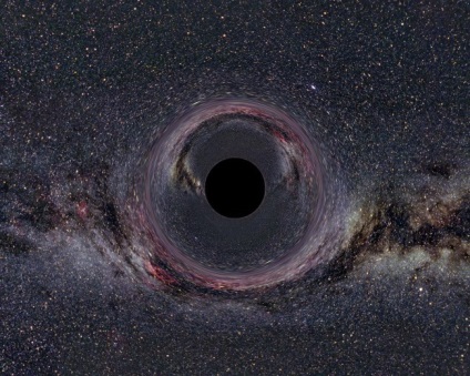 Imaginați-vă o gaură neagră în sistemul solar