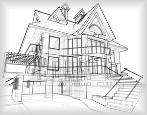 Cabana casa proiect, vizualizare, casa 3d, design casa, proiect de casă, tridimensional