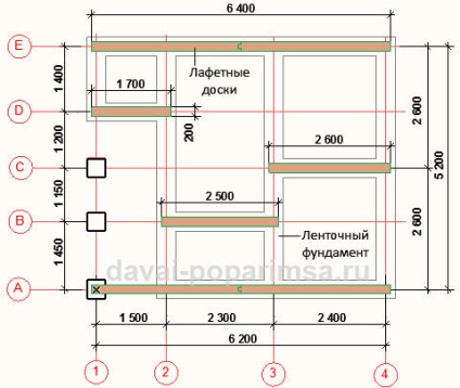 Proiectam prima coroana a unei case de busteni de 5x6 metri de baie, hai sa fugim