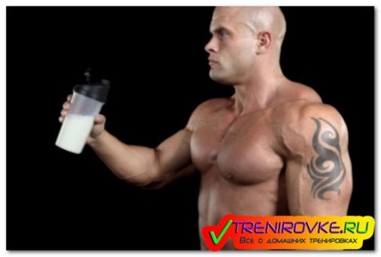 Cocktail de proteine ​​pentru creșterea musculară
