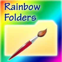 Rainbow foldere cum să schimbe culoarea folderului