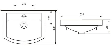 Dimensiunile chiuvetei pentru baie
