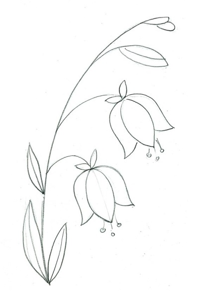 Начертайте ваза на етапи за деца - как да се направи ваза с цветя - рисуване  урок за