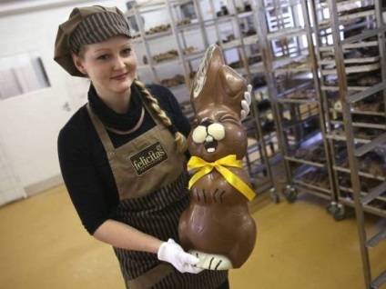 Ru ca făcând iepuri de iepure de ciocolată în Germania - terraoko - lumea cu ochii tăi