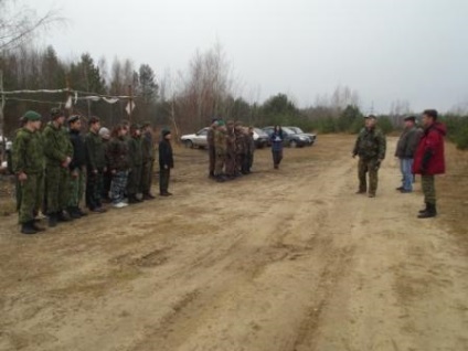 Luând teste pe un semn de distincție - este nevoie de cercetași - militar-patriotică club de „războinic“