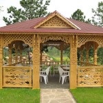 Cortul-gazebo este ușor și simplu, accesibil tuturor, nasha besedka