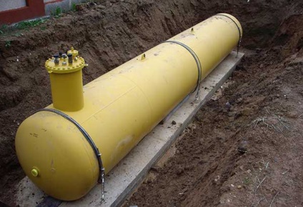 Dispozitivul sistemului Gasholder și principiul acțiunii