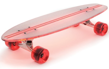 Skateboard cu iluminare din spate cu LED