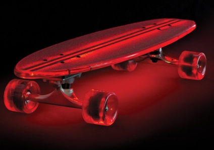 Skateboard cu iluminare din spate cu LED