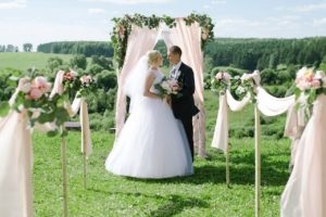 Ceremonia de nunta la podgoriile Chablis - inregistrare in aer liber in natura