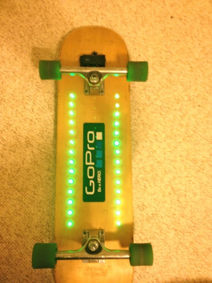 LED-ul de iluminare din spate skateboard - magazin online lumini-piață