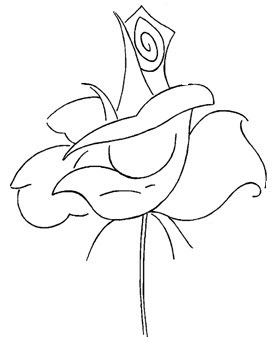 Tanulás rózsa, tartalom platform rajzolásához