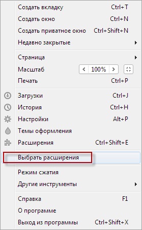 Îmbunătățim operatorul browserului - adăugăm extensii de la Google Chrome, site-ul de la zero